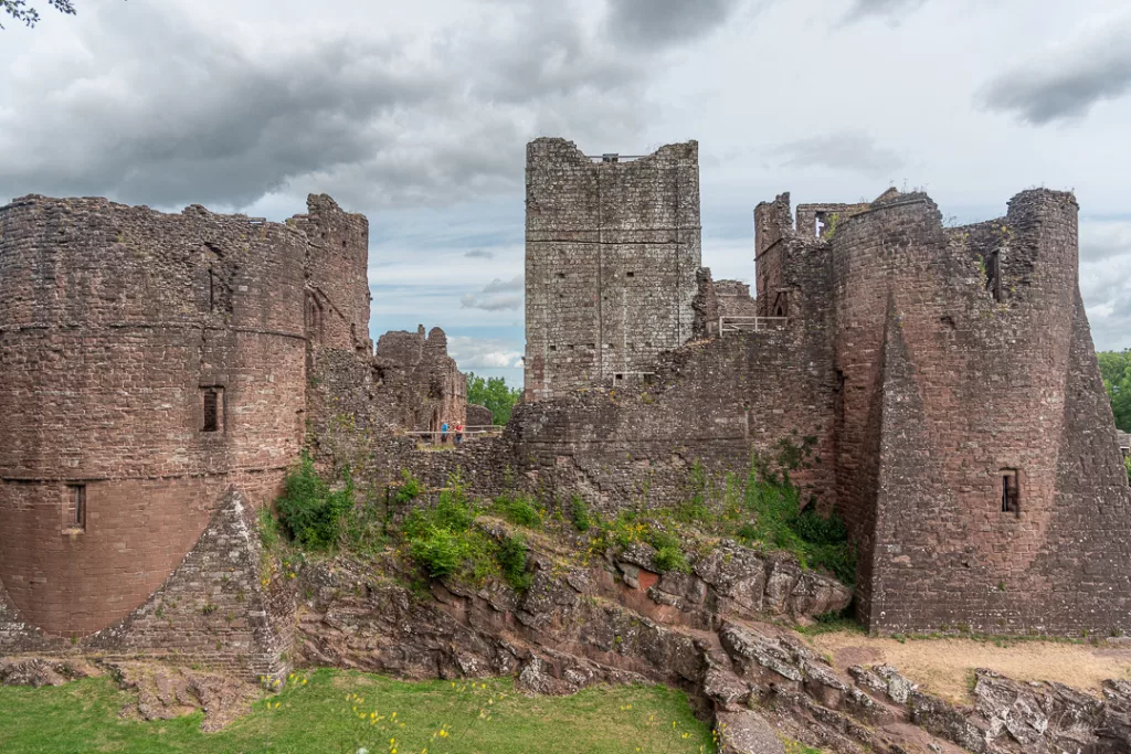 Approaching Goodrich Castle from the South