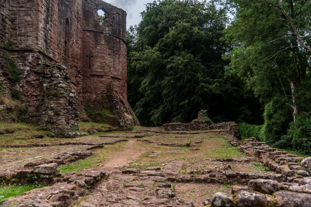Goodrich Castle stable ruins