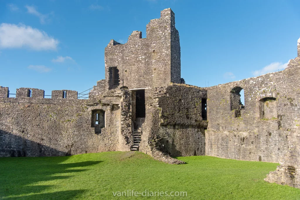 Inside Dinefwr castle