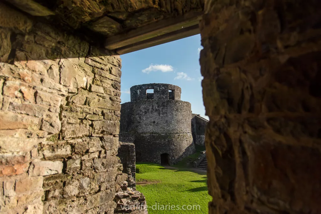 Framed tower of Dinefwr castle