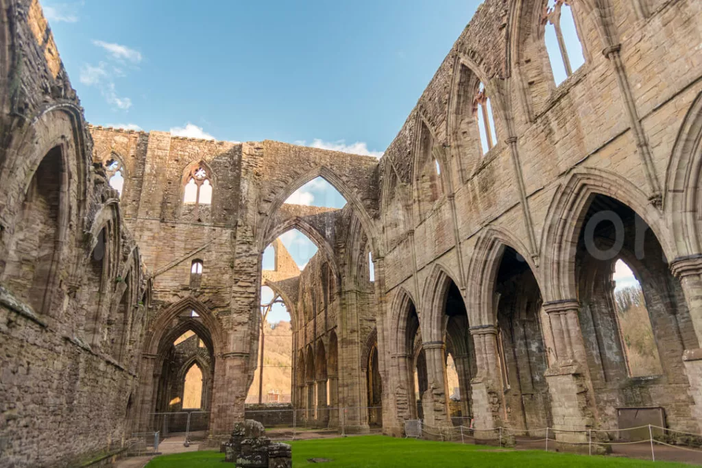 The amazing arches at Tintern Abbey, Wales, UK